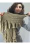 160X30 cm Knitted Ruffled Women's Scarf Shawl - 2