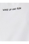 Slogan Printed Crew Neck Sleeveless Sports Tank Top - 6