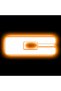 Universal Illuminated LED Letter Badge - Matte White Surface - C - White LED