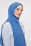 Denim Blue Straight Aerobin Shawl - 2