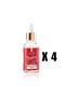 4 Pcs Red Booster Tomato Serum 30 ml - Brightening Antioxidant Tomato Serum with Lycopene