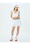 U-Neck Covered Sleeveless Cross Back Detail Slim Fit Sports Bra - 2