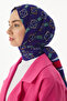 شال منقوش بسلسلة خالدة - 2