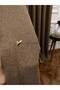 Light Brown Linen Backdrop Curtain 1E3 Draped Pleated Backdrop Curtain - 6