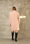 Oversized Glittery Lined Melton Coat - 6