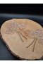 Beaded Scalloped Double Bridal Hair Clip - 2