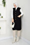 Women's Pocketed Button Closure Knitwear Vest - 5
