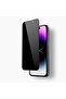 واقي شاشة من الزجاج المقوى المتوافق مع هاتف iPhone 15 Pro Max ذو الصلابة الفائقة لإخفاء الخصوصية