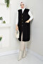 Women's Pocketed Button Closure Knitwear Vest