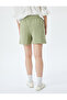 Comfortable Fit Shorts with Pocket Detail and Lace-Up Waist - 4