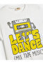 T-Shirt Short Sleeve Crew Neck Print Detailed Cotton - 3