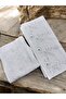 Dowry Holder with Stone 2 Pieces Hand Face Towel Dowry Holder Towel 50X90 cm - 4