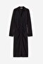 Draped shirt dress