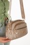 Women's Crossbody Daily Black and Taupe Shoulder Bag 2 Pieces - 6