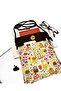 Hanging - Book / Tablet / Ebook Bag - Detachable Strap (Owls and Flowers) - 2
