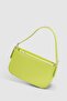 Women's Neon Green Buckle Adjustable Strap Baguette Bag 208 - 5