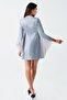 104 Mist Color Satin Spanish Sleeve 2-Piece Nightgown Set - 2