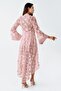 2410 Powder Color Satin Lace Embroidered 2-Piece Nightgown Set - 2