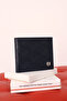US POLO ASSN.24022-24023-24630 Genuine Leather Navy Blue Wallet Card Holder - 4
