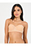 Pack of 2 -Padded Wired Strapless Transparent Strap Balconette Bra - 5