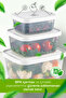 مجموعة حاويات تخزين الطعام المفرغة من 3 قطع من VacuumFresh - 4