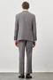 Men's Gray Self-Mono Collar 4 Drop Comfort Fit Suit 1001245161 - 5