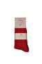 Women's Lycra Derby Wool Socks Fo 8004 Red 50% Recycled Wool, Ribbed Derby Knit, Warm Winter Socks with Stretchy Elastane - 3