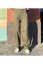 Wide Leg Baggy Pipe Leg Straight Classic Trousers Jeans - 3