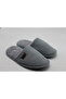 Men's Silent and Non-Slip Sole, Warm, Seasonal, Plush Inside, Corduroy Cup Slippers - 3
