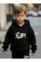 Seasonal Printed Unisex Children's Hoodie and Kangaroo Pocket Set - 2