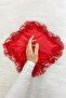 Red Bride Groom Handkerchief, Halay Handkerchief, Sequin Beaded, Wedding Henna Circumcision Promise Engagement