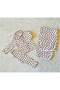 3-Piece Blanket Twill Fabric Strawberry Patterned Baby Girl Children's Bottom Top Pajama Set