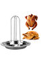 Chicken Roaster Rack Stainless Steel Roasting Grill Stand Kitchen Outdoor BBQ Tools Grilled Chick...