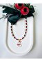 Christmas Themed Crystal Beaded New Year's Necklace