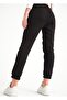 Women's Winter Thick Fleece Lined Three-Thread High Waist Elastic Cuff Basic Jogger Sweatpants - 2