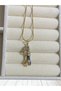 Hug Couple Love Necklace Gold - 4