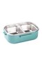 850 Ml, Steel, with Fork and Spoon, Food Transport Container, Travel Bowl, Tan6714D850Y - 3