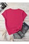 Women's Santa Claus with Car New Year Printed T-Shirt Oversize Loose Fit Christmas New Year - 2