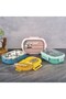 850 Ml, Steel, with Fork and Spoon, Food Transport Container, Travel Bowl, Tan6714D850Y - 2