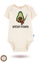 2-Piece 100% Cotton Organic Printed Snap Fastener Baby Bodysuit - 3