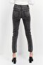 Women Skinny Fit Dark Wash Stretchable Denim, Grey - 2