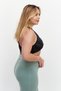 Women Sportswear Fit Padded Brand Logo Sports Bra, Black - 4