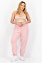 Women Regular Fit Brand Logo Pull-On Sweatpants, Pink - 2