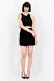 Women Textured Basic Mini Skirt, Black - 2