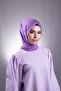 Purple Plain Classic Shawl Viscose Fabric Lycra Combed Cotton 202101_22