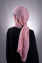 Powder Plain Classic Shawl Wrinkled Shawl 202104_06 - 8