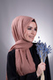 Dark Rose Dried Plain Classic Shawl Wrap Shawl202104_41 - 2