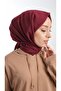 Claret Red Plain Classic Shawl Cotton Jazz Plain202105_16 - 2