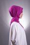 Wine Plain Classic Shawl Viscose Fabric Lycra Combed Cotton 202101_08 - 2