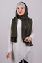 Khaki-silver Back Tied Shawl Chiffon Three-Striped Glitter Pleated 1835_0901